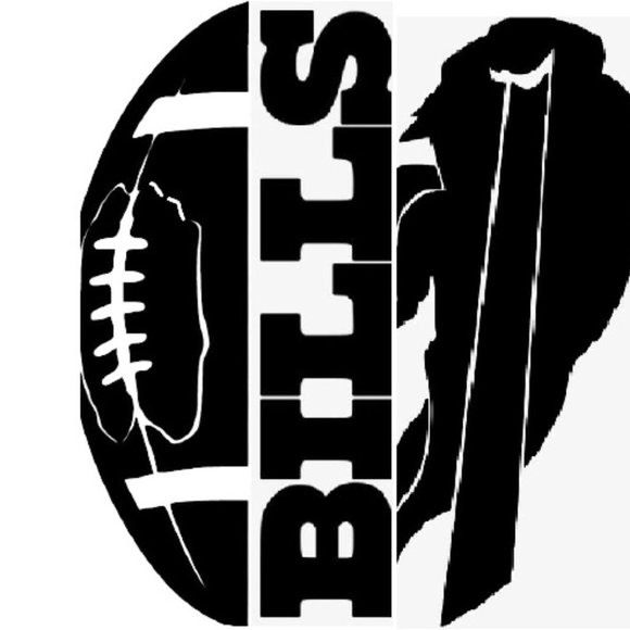 NFL Football Buffalo Bills Logo Vinyl Decal sticker 5" - Picture 1 of 9